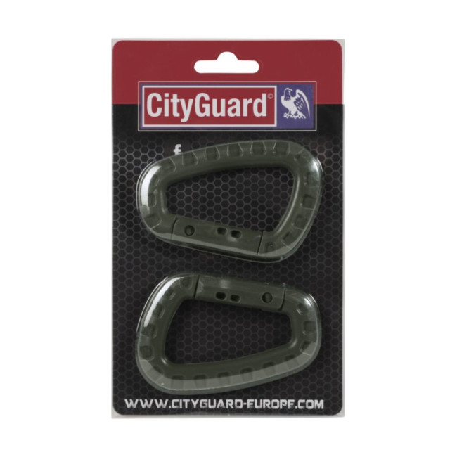 Zestaw 2 karabińczyków zielonych - City Guard