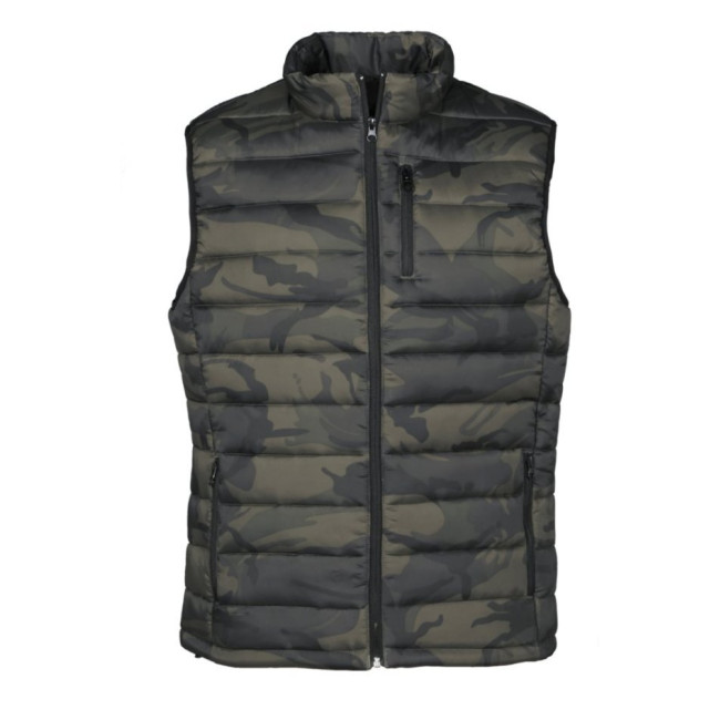 Gilet matelassé camo trek vert - City Guard