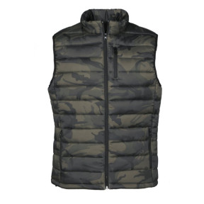 Gilet matelassé camo trek vert - City Guard