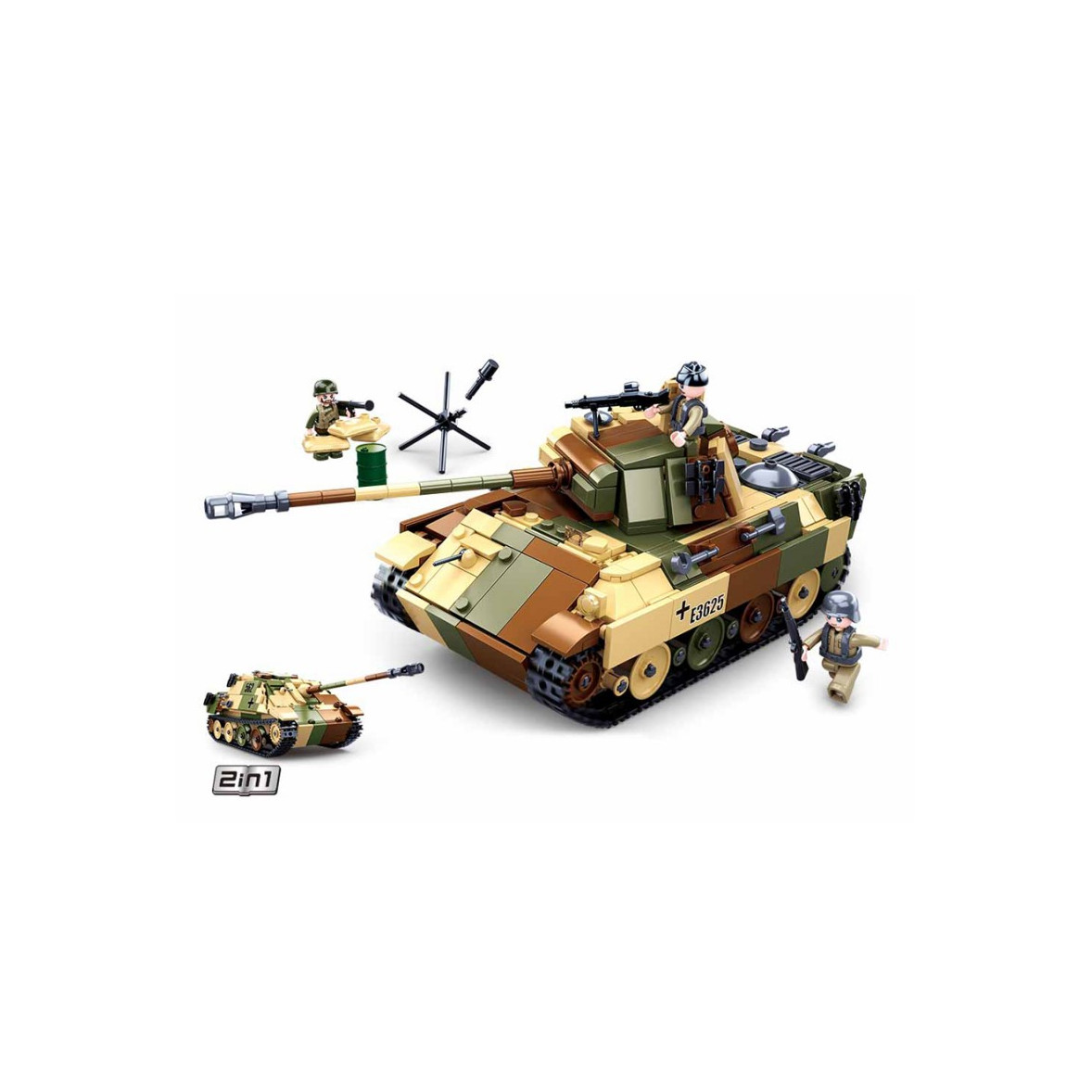 Set Char D'assaut M1 Abrahams Sluban Compatible Brick Connu Neuf En Boite 344 Pc