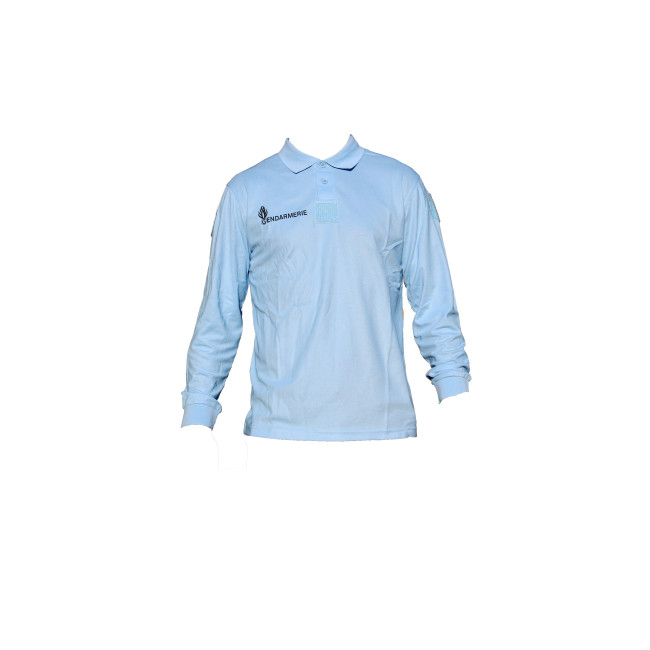 Gendarmerie-Poloshirt blau langärmelig - Patrol