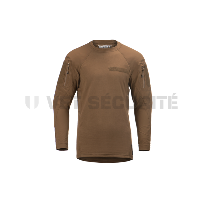 Tactisch T-shirt lange mouwen MKII Instructor Coyote - Clawgear