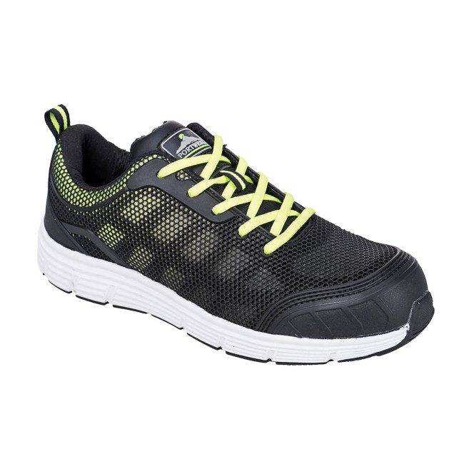 Veiligheidssneakers TOVE Steelite S1P Zwart en Groen - Portwest