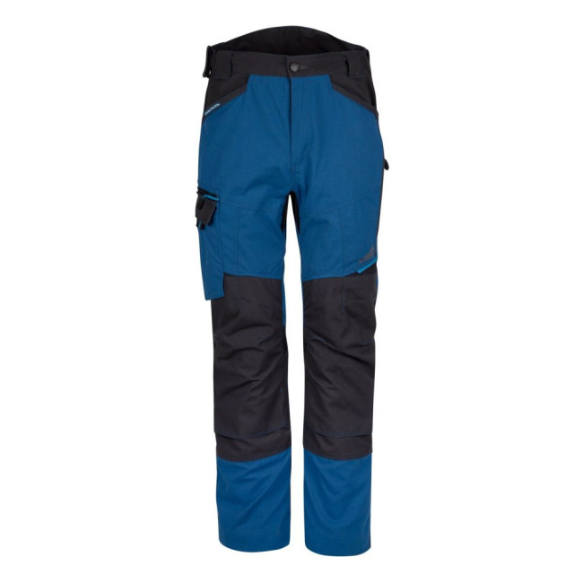 Stretch-Arbeitshose WX3 Service mit mehreren Taschen Blau - Portwest