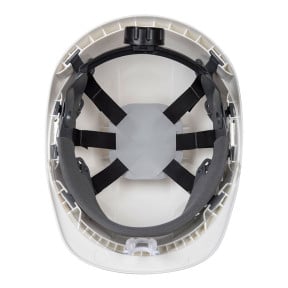 Casque endurance de chantier avec visière Blanc - Portwest