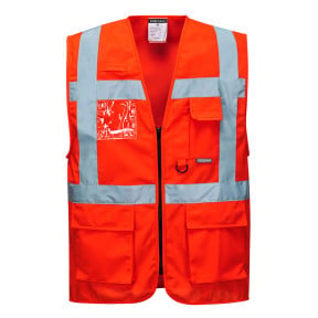 Gilet Hautre Visibilité Executive - Berlin Rouge - Portwest