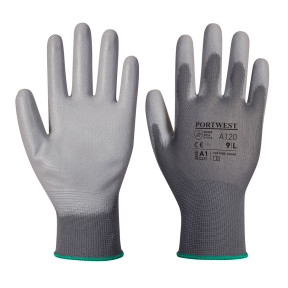 A120 - Gants Nylon enduits PU Gris - Portwest