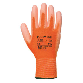 A120 - Nylon-Handschuhe mit PU-Beschichtung Orange - Portwest