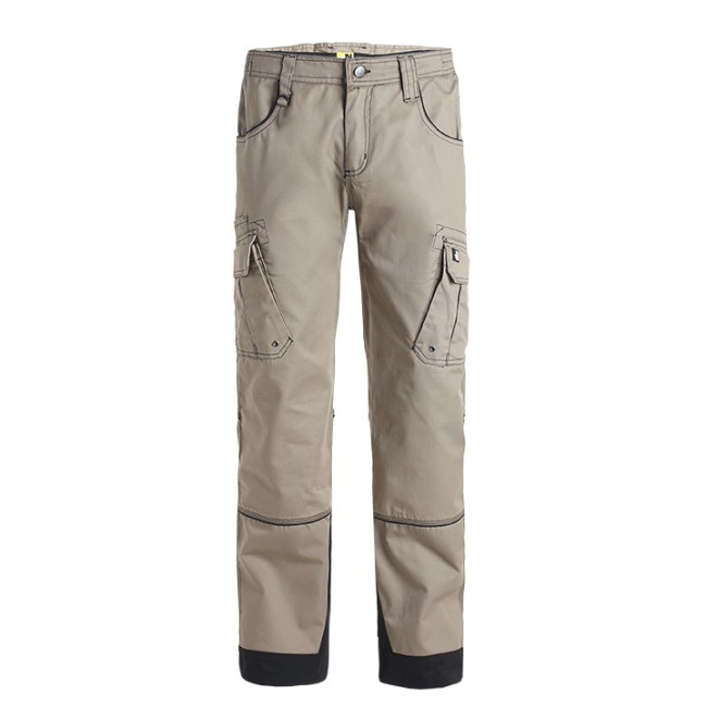 PANTALON DE TRAVAIL ANTRAS BEIGE ET NOIR - North Ways
