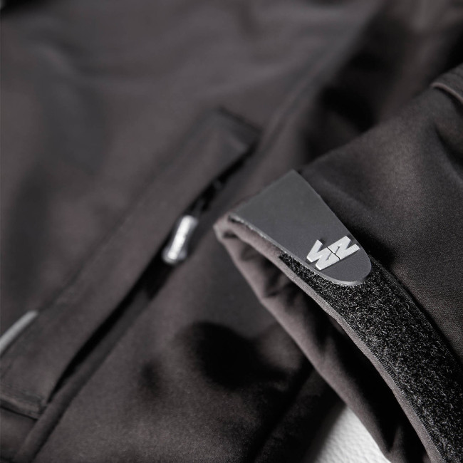 SOFTSHELL JAS FLORES ZWART - North Ways