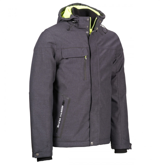 DOUDOUNE IMPERMEABLE GAROU GRIS CHINE - North Ways