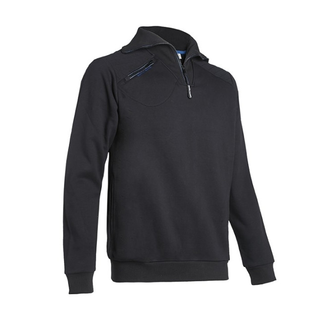 PULL MAILLE STYLE SWEAT LARGO NOIR - North Ways