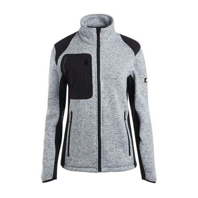 DAMEN-ARBEITSJACKE LOUISE HELLGRAU MELIERT - North Ways