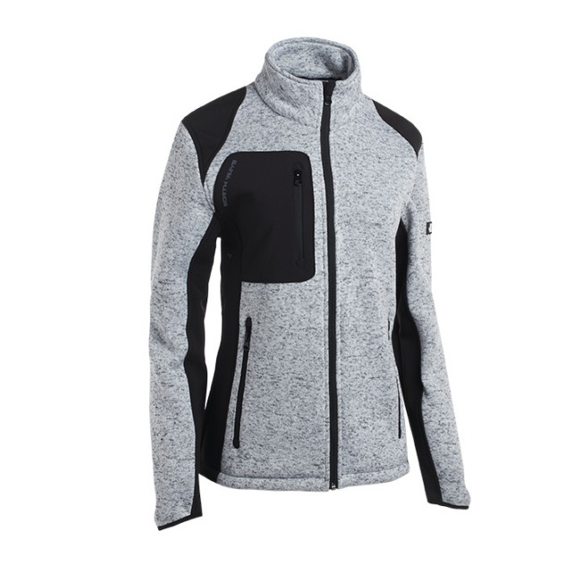 VESTE DE TRAVAIL FEMME LOUISE GRIS CLAIR CHINE - North Ways