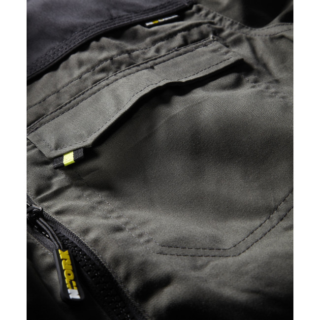 COMBINAISON DE TRAVAIL SALVADOR VERT ET NOIR - North Ways
