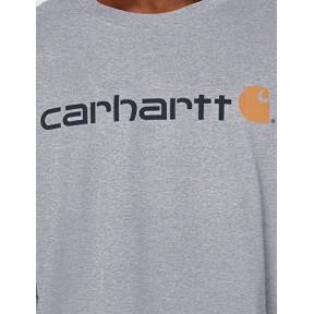 T-Shirt Core Logo długie rękawy 104107 Heather Grey - Carhartt