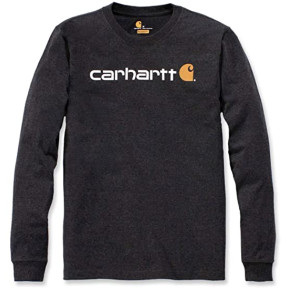 Langarm-T-Shirt Core Logo 104107 Schwarz - Carhartt