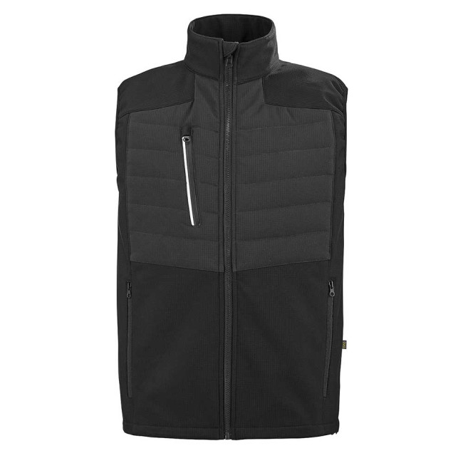 GILET MATELASSE PIRIN GRIS CHARCOAL / NOIR - Lafont