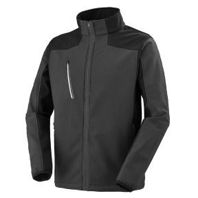 SOFTSHELL CAUCASE GRIJS CHARCOAL / ZWART - Lafont