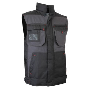Zweifarbige Bodywarmer Nachtgrau/Schwarz - SABLE - LMA