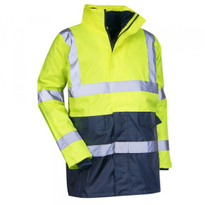 4in1 Hochsichtbarkeits-Parka Neongelb/Navy - PREVENTION - LMA