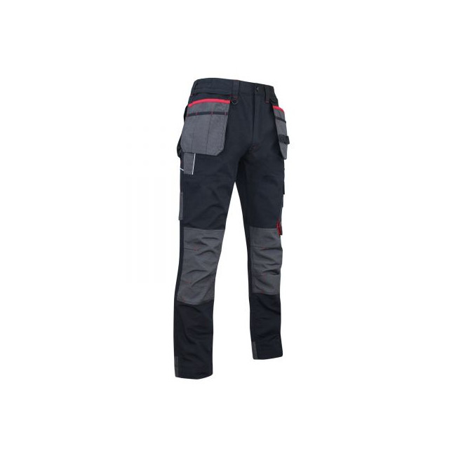 Arbeitshose mit abnehmbaren Taschen Schwarz - MINERAI - LMA