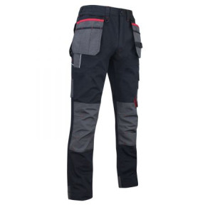 Pantalon de travail poches volantes amovibles Noir - MINERAI - LMA