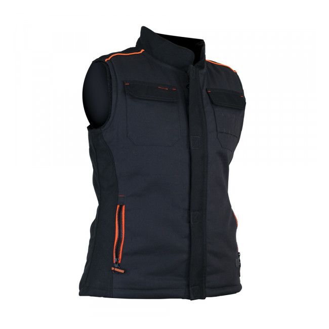 Zweifarbige Damen-Bodywarmer Grau/Schwarz - MADISON - LMA