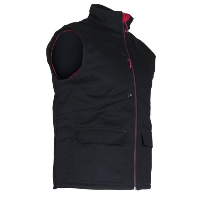 Bodywarmer meerdere zakken Zwart - FUSION - LMA