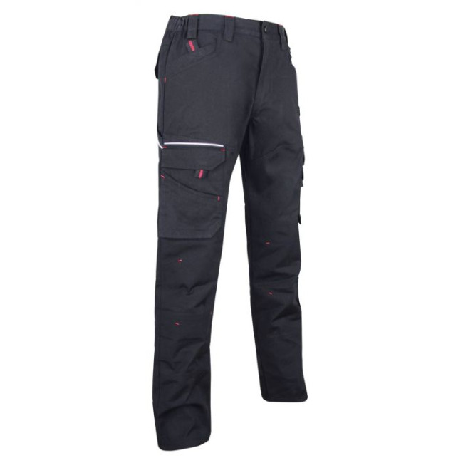 Pantalon de travail battle canvas Noir - BASALTE - LMA