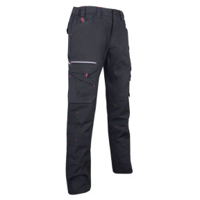 Werkbroek battle canvas Zwart - BASALTE - LMA