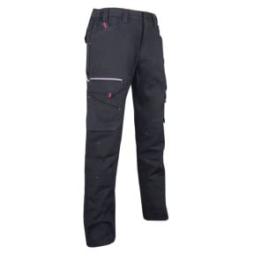 Pantalon de travail battle canvas Noir - BASALTE - LMA