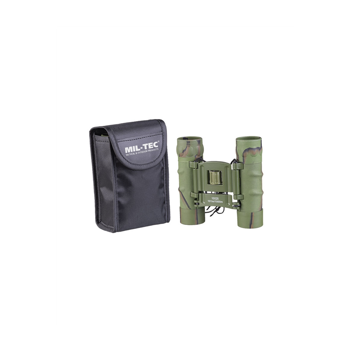 Jumelles Camouflage Militaire 10x25 - Pliables Avec étui