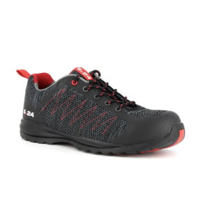 Baskets de sécurité SIROCCO Noir/Rouge S1P HRO HI CI SRA - S.24