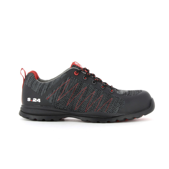 Buty bezpieczeństwa SIROCCO Czarny/Czerwony S1P HRO HI CI SRA - S.24