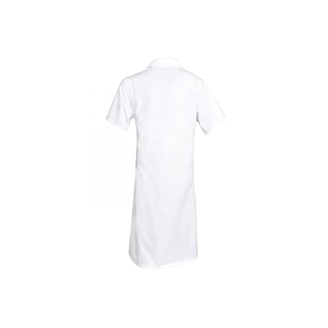 Witte blouse drukknopen korte mouwen - SNV