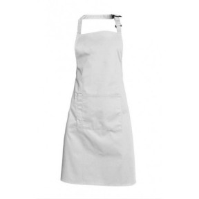 Tablier bavette ANDREA polycoton Blanc - SNV