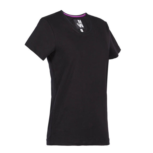 T-shirt Romane dames Zwart - North Ways