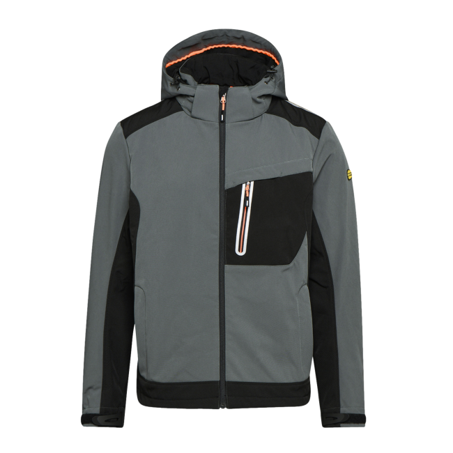 KAMIZELKA SOFTSHELL TECH CARBON ISO 13688:2013 SZARA - Diadora