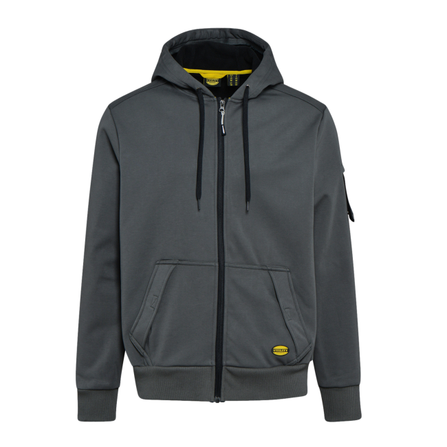 VEST MET MEMBRAANSLUITING FZ HOODIE ISO 13688:2013 GRIJS - Diadora