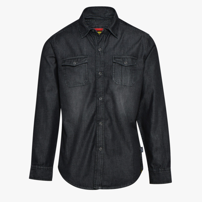 CHEMISE JEAN DELAVE SHIRT DENIM NOIR  DELAVE - Diadora