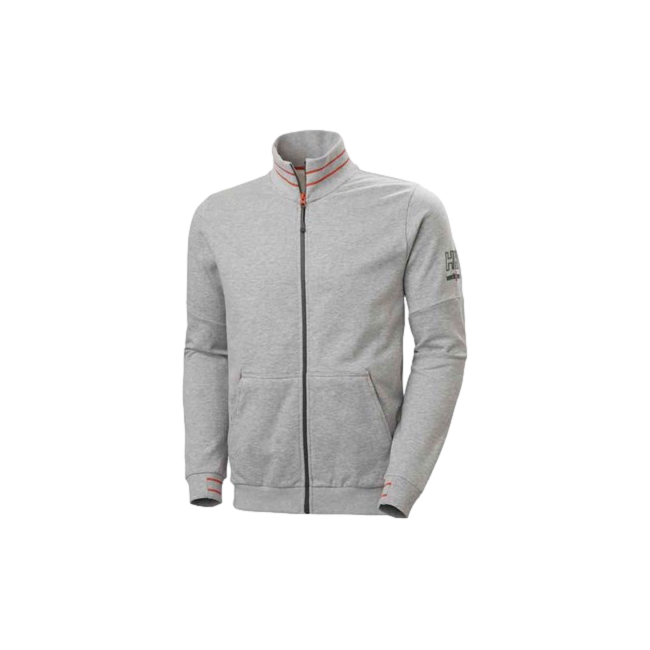 SWEAT SHIRT KENSINGTON ZIP SZARY - HELLY HANSEN