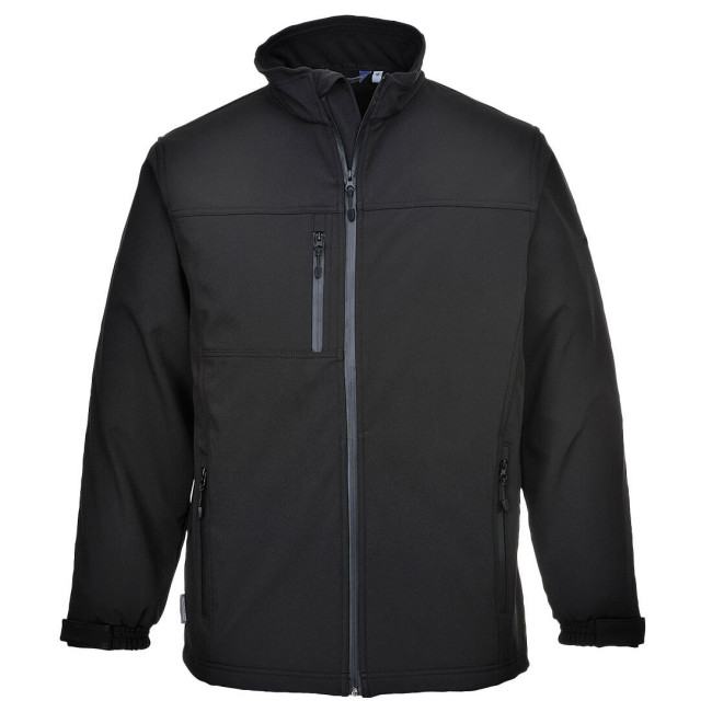 Softshell werkjas Zwart TK50 - Portwest