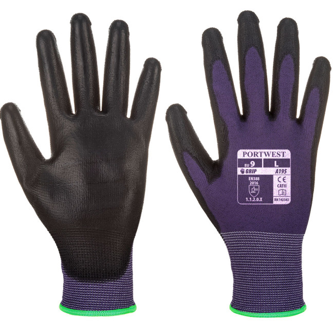 Gant enduit PU A195 Touchscreen Violet - Portwest