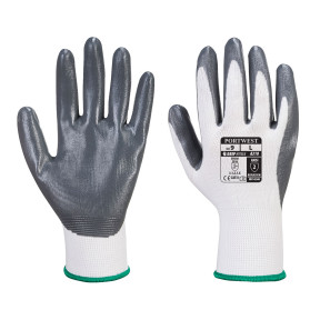 Gant enduit PU A310 NITRILE GRIP Gris/Blanc - Portwest
