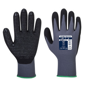 Handschuh DERMIFLEX PLUS A351 Grau und Schwarz - Portwest