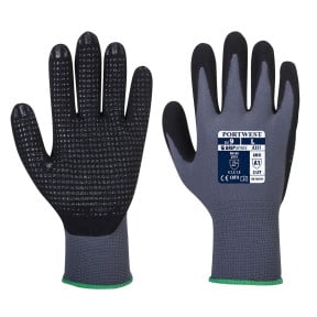 Handschuh DERMIFLEX PLUS A351 Grau und Schwarz - Portwest