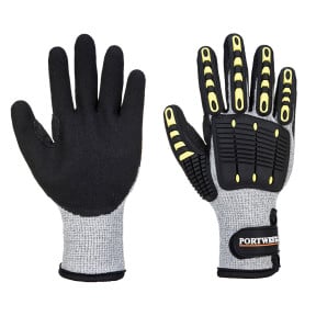 Gant Thermique Anti Impact et Anticoupure C A729 Gris/Noir - Portwest