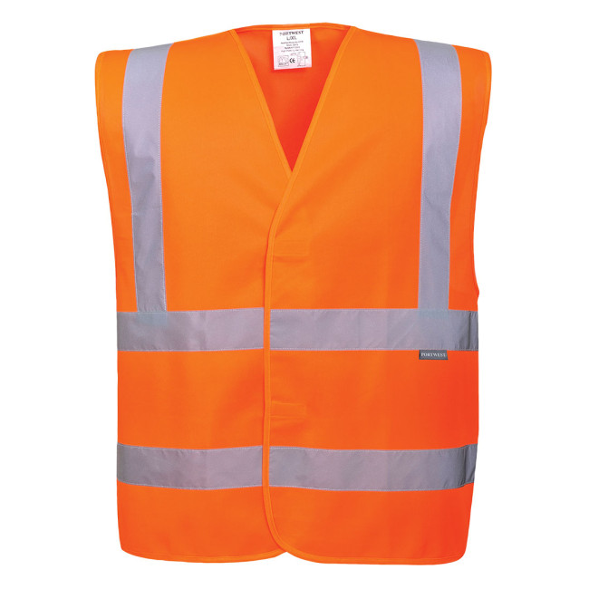 Gilet Haute Visibilité avec bandes rétro-réfléchissantes C470 Orange - Portwest