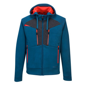 Hoodie met rits DX4 Metro Blauw - Portwest